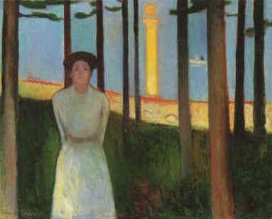 Edvard Munch Summer Night's Dream oil painting image